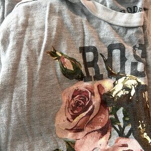 Rodeo Quincy little girls tee. Roses of the Range